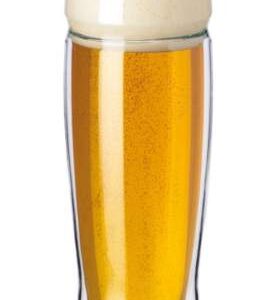 double wall beer glass